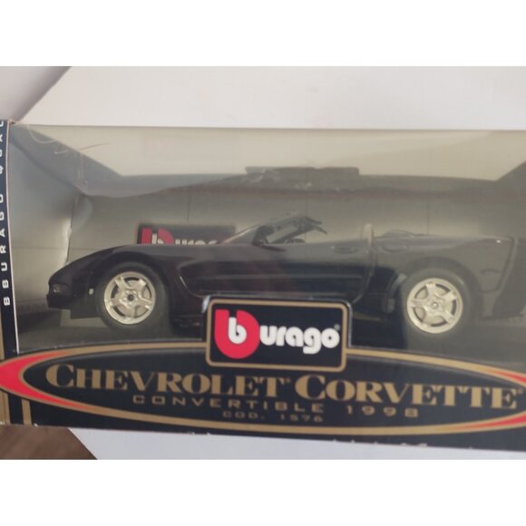 Bburago DIE-CAST METAL 1/24 Corvette Convertable 1998 Original Box Made in Italy - Picture 10 of 11